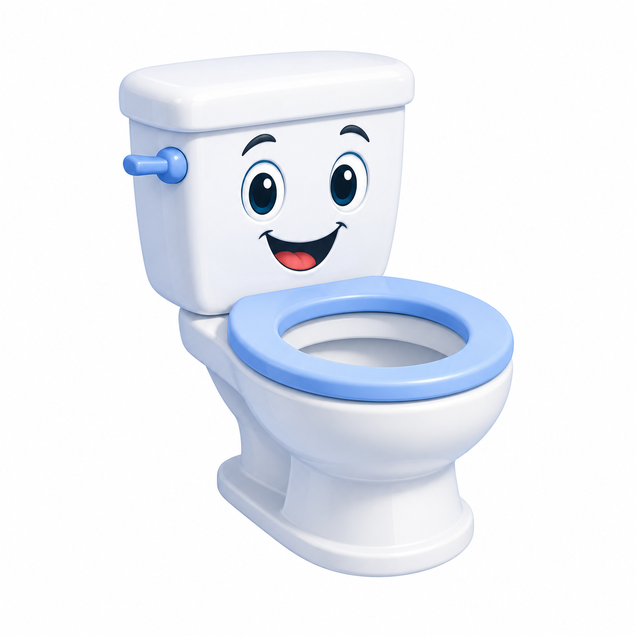 ABA at Home smiling toilet-training character
